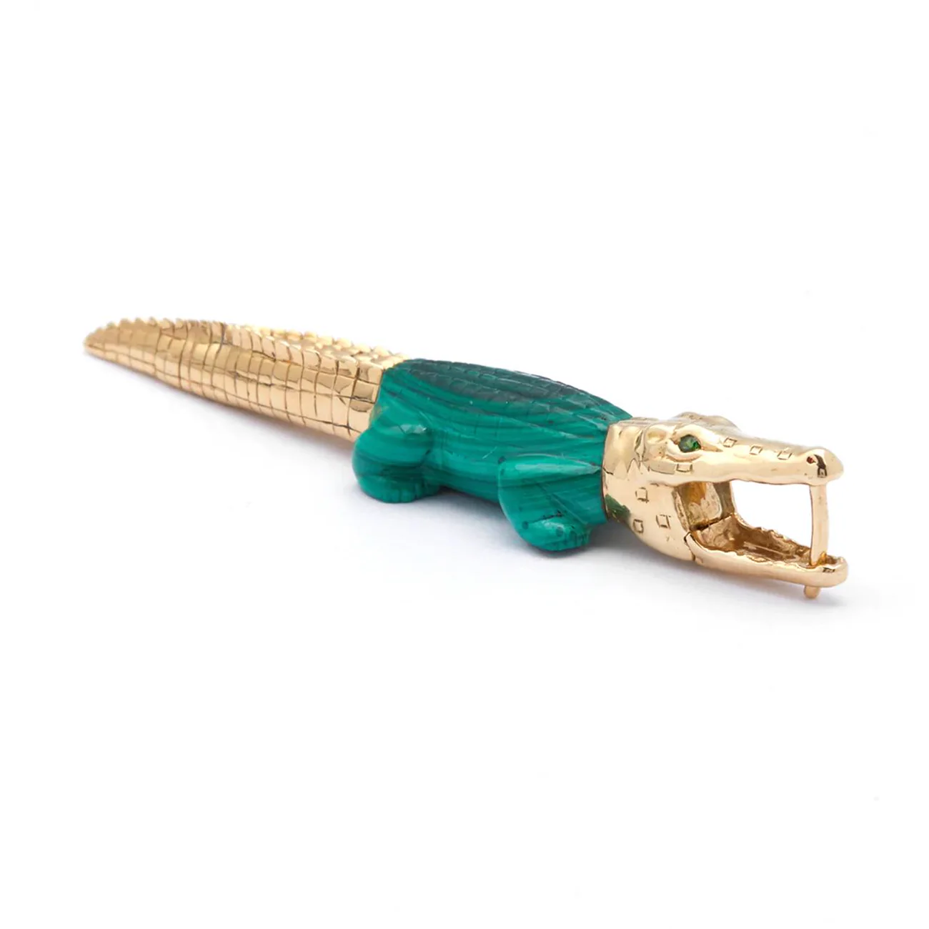 The Alligator earring, head detail