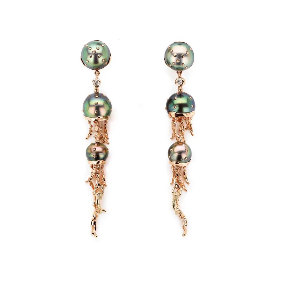 The Jellyfish earring, full view